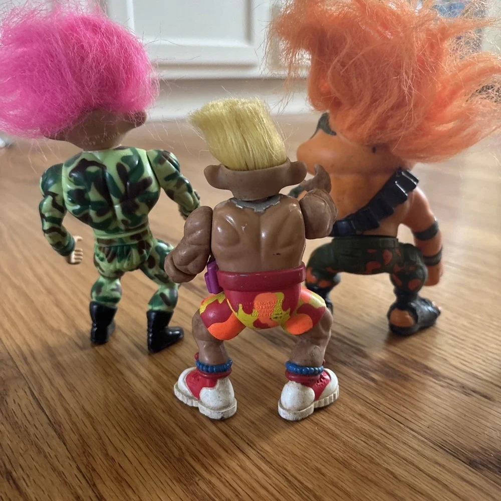 1992 Vintage Hasbro, TNT,  Battle Trolls Lot Of 5‎ Figures RARE